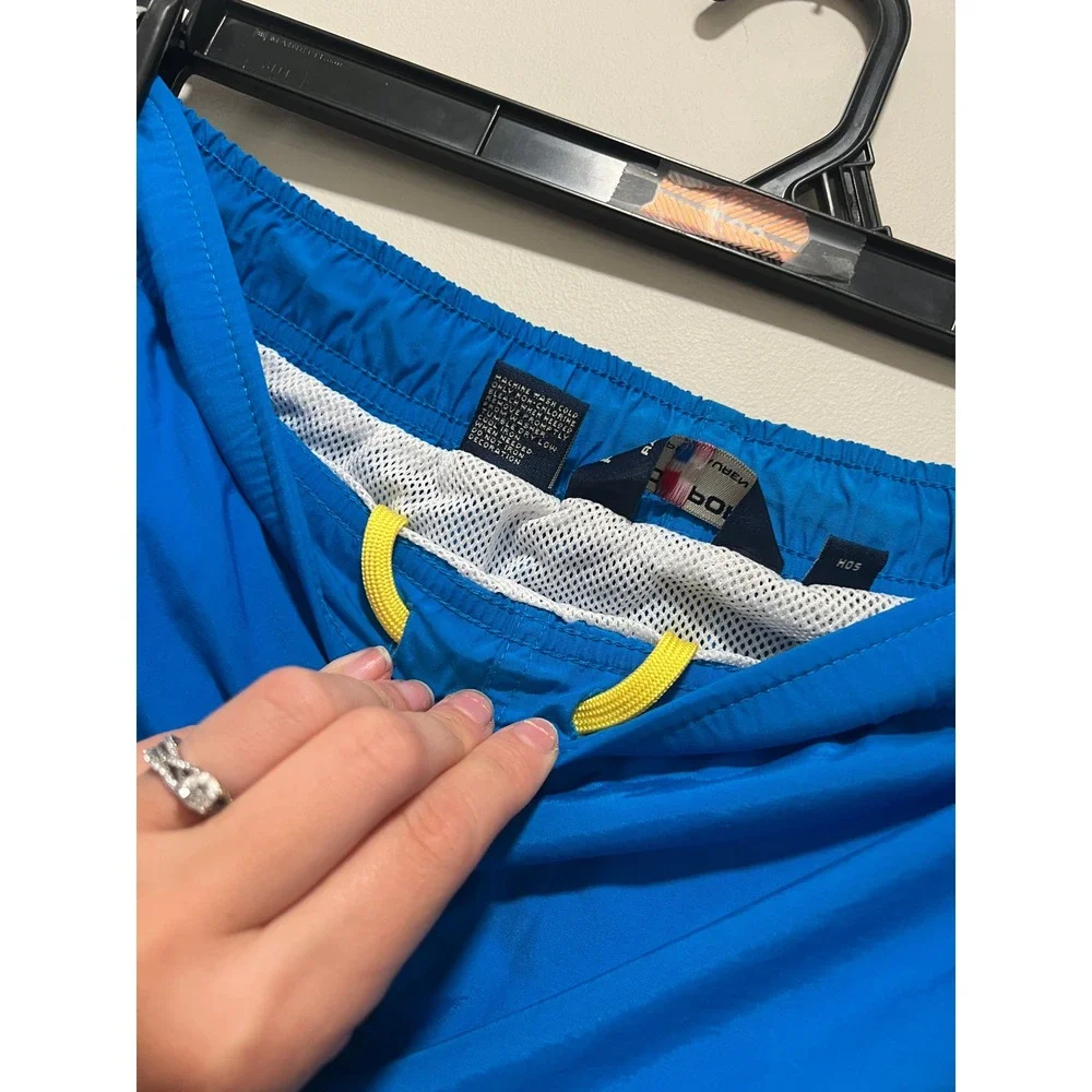 Polo Sport Vintage Swim Trunks Blue Vibrant Beach Summer Men Size XXL